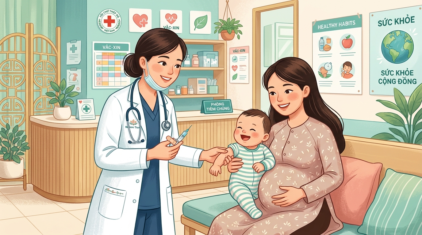 Thông Báo Lịch Tiêm Chủng Mở Rộng Cho Trẻ & Khám Thai Miễn Phí Tháng 09/2026 – Trạm Y Tế Phường Long Bình